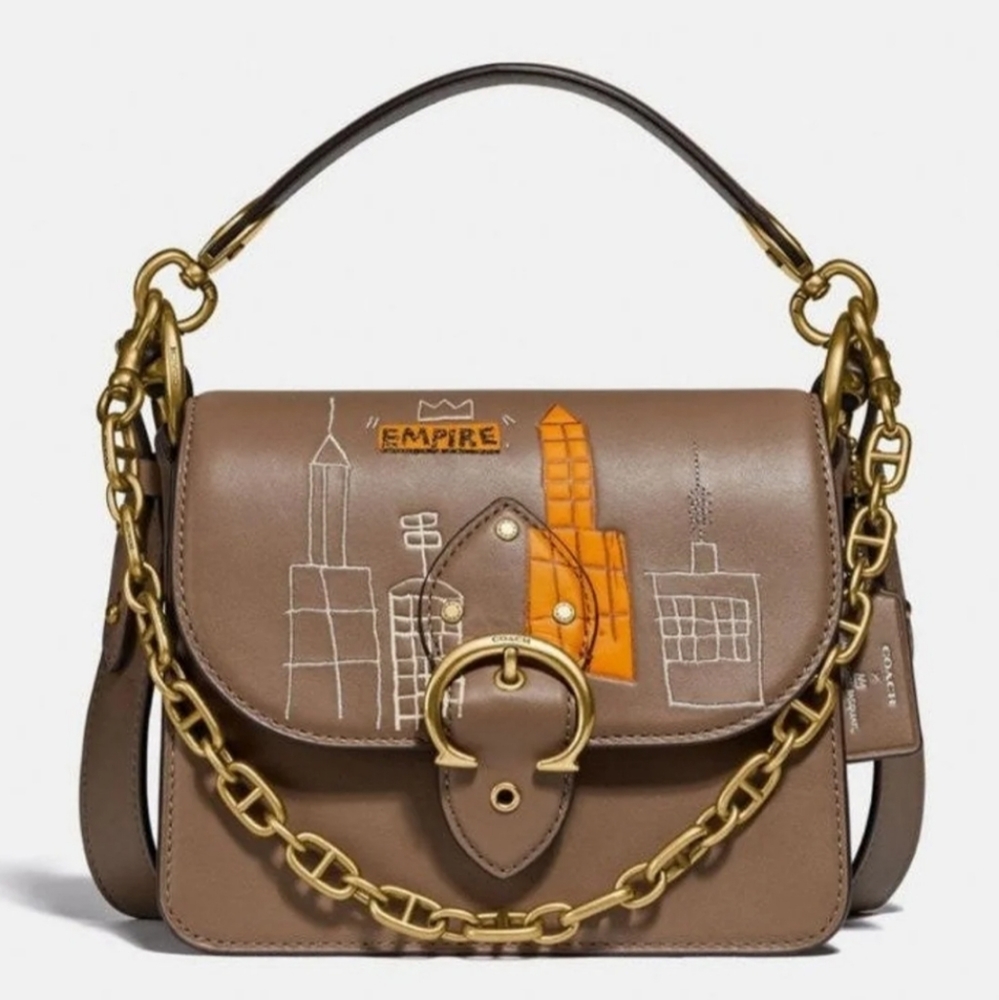 NWT Coach x Jean-Michele Basquiat Beat Bag